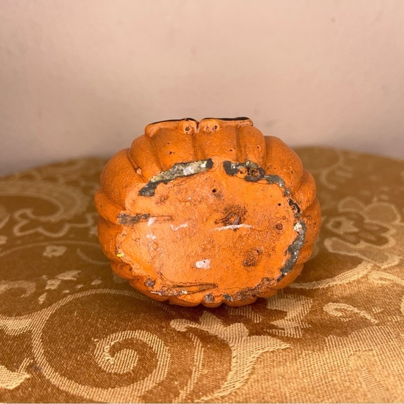CERAMIC PUMPKIN JACKOLANTERN FIGURINE HALLOWEEN BOO GOTH HOME DECOR - Picture 7 of 7